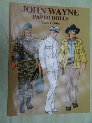 Tom Tierney John Wayne Paper Dolls Ankleidefiguren Heft (C) 1981