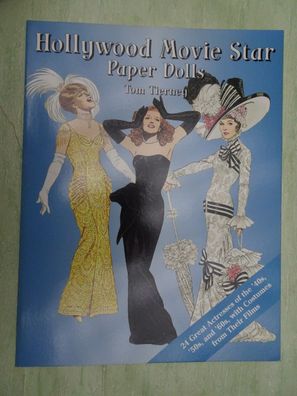 Tom Tierney Hollywood Movie Star 1940-1960 Paper Dolls Ankleidefiguren Heft (C) 2002