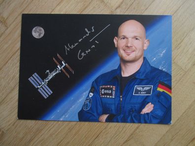 ESA Astronaut Alexander Gerst - handsigniertes Autogramm!!!