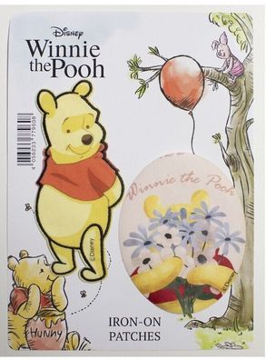 Disney Winnie the Pooh Bügelbilder, Patches, 2er Set