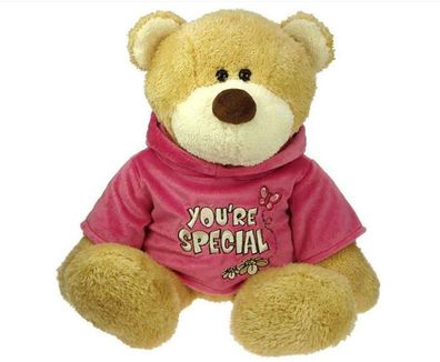 Kwikki-Teddybär (52 cm) in einem rosa Pullover