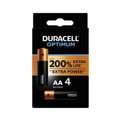 Duracell Batterie Optimum AA MN1500/ LR6 4er Blister