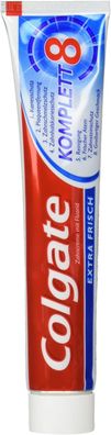 Colgate Komplett 8 Zahnpasta mit Fluorid extra frisch 75 ml