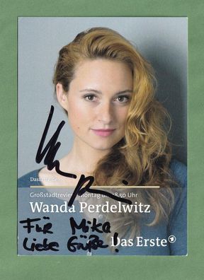 Wanda Perdelwitz (Großstadtrevier) - persönlich signiert