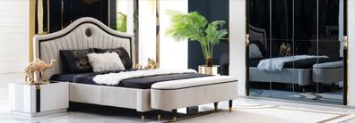 Schlafzimmer Design Bett Luxus Betten Neu Doppel Polster Möbel Hotel Ehe Design