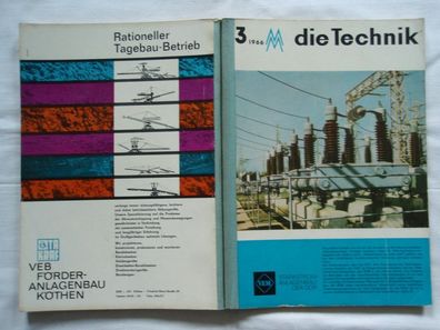 die Technik 1966 , DDR Sonderheft Leipziger Frühjahrs Messe, Reklame Werbung VEB