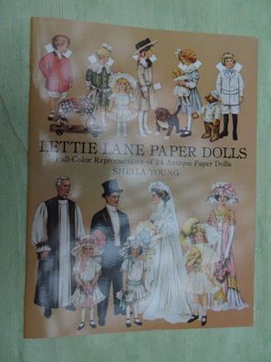 Sheila Young Lettie Lane 1908-1910 Paper Dolls Ankleidefiguren (C) 1981