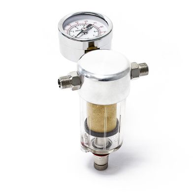 Airbrush Kompressor Minifilter Luftfilter Wasserabscheider Manometer 9,51mm
