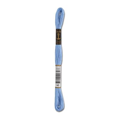 8m Anchor Stickgarn - Farbe 140 - wasserblau