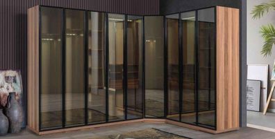 Begehbarer Schrank Elemente Glasschrank Durchsichtige Türen Schränke Loft Design
