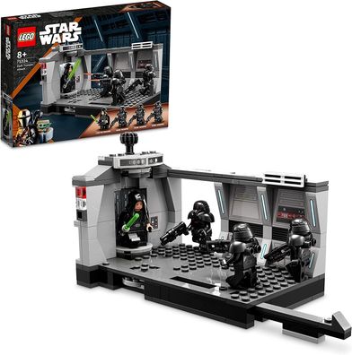 LEGO 75324 Star Wars Angriff der Dark Trooper, Set mit Luke Skywalker mit Lichtsch...