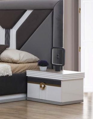 Schlafzimmer Luxus Nachttische Holz Nachttisch Nachtkonsole Design Beistelltisch