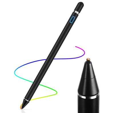 Universal Digital Stylus Pen Eingabestift Touch Stift für iPhone iPad Samsung Schwarz