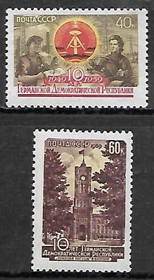 Sowjetunion postfrisch Michel-Nummer 2271-2272