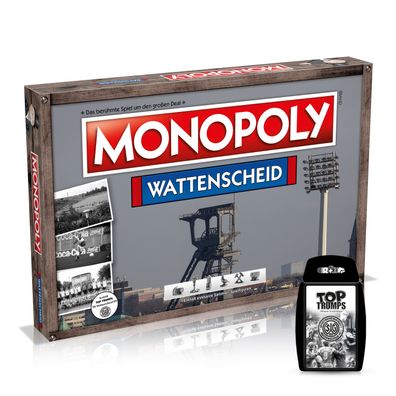 Monopoly - Wattenscheid inkl. Top Trumps Gesellschaftsspiel Cityedition deutsch
