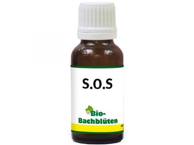 Bio-Bachblüten S.O.S Ergänzungsfuttermittel 20 ml