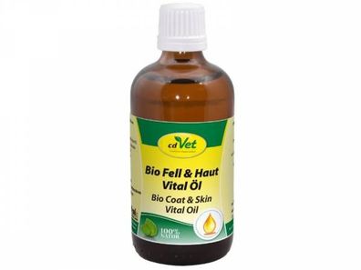 cdVet Bio Fell & Haut Vital Öl Ergänzungsfuttermittel 100 ml