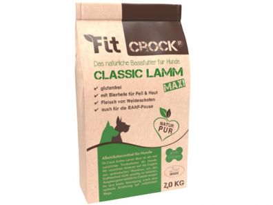 Fit-Crock Classic Lamm Maxi Hundefutter 2 kg