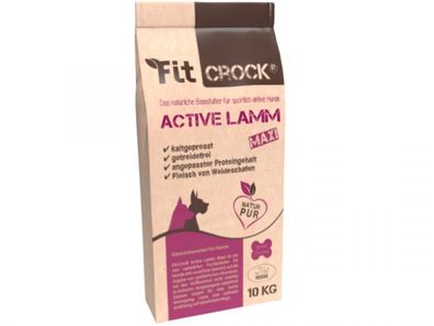 Fit-Crock Active Lamm Maxi Hundefutter 10 kg