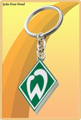 Schlüsselanhänger SV Werder Bremen Raute Anhänger Logo Emblem Schlüssel NEU