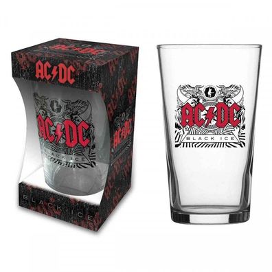AC/ DC Black Ice Bierglas Trinkglas Beer glass 100% Merchandise