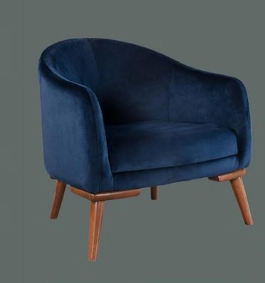 Sessel Einsitzer 1 Sitzer Polster Sitz Designer Textil Sitz Stoff Modern neu