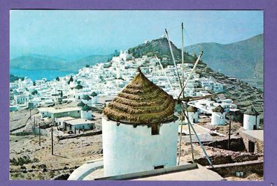 Postkarte Griechenland Cyclades auf Ios gelaufen nach Grainau