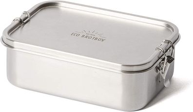 ECO Brotbox Bento classic+ Lunchbox Edelstahl Dose Box mit Trennwand Brotdose
