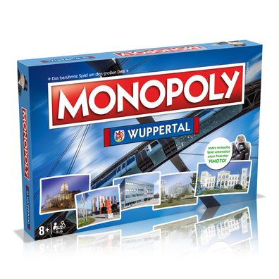 Monopoly Wuppertal Neuauflage Brettspiel Gesellschaftsspiel Cityedition deutsch