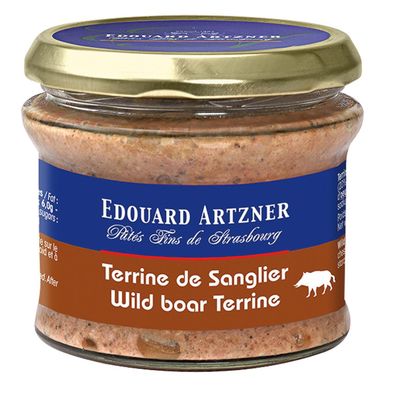 Edouard Artzner Wildschweinterrine mit Kastanien 180 Gramm im Glas