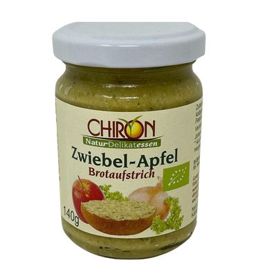 CHIRON Naturdelikatessen Bio Zwiebel-Apfel Brotaufstrich kbA 140 g