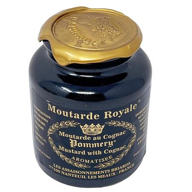 Meaux-Senf Pommery Moutarde Royale Pommery Senf mit Cognac körnig 250 Gramm