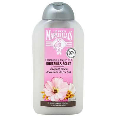 Le Petit Marseillais Shampoo mit Flachs und Mandelmilch langes brüchiges Haar 250 ml