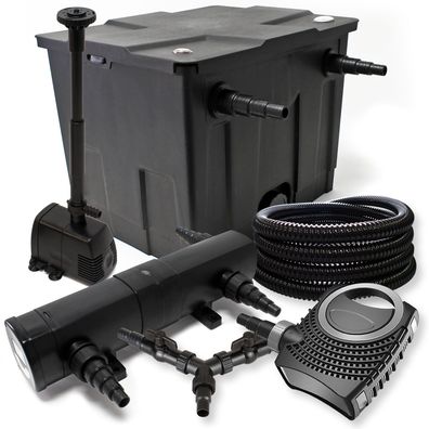Filter Set 12000l Teich 36W Teichklärer NEO8000 Pumpe 25m Schlauch Springbrunnen