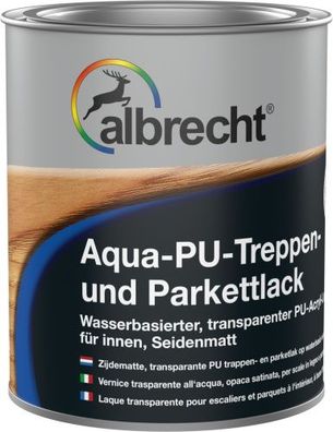 Albrecht Aqua Treppen und Parkettlack hochglanz