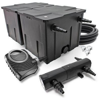 SunSun CBF-350B CUV-236 36W SET NEO8000 Pumpe Schlauch Teichfilterset
