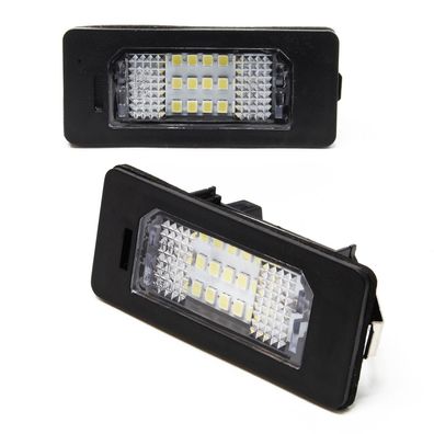 Kennzeichen Leuchte kompatibel mit BMW Nummernschildbeleuchtung LED 2er Set Auto