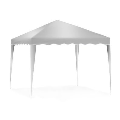 Toboli Faltpavillon Weiß 3x3 m Pop-up Partyzelt Wasserdicht UV-Schutz Tasche