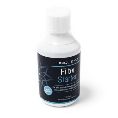Unique Koi Filter Starter 250 ml 10000 L Teichwasser Filterbakterien Biostarter