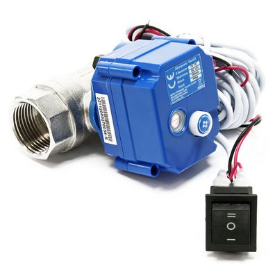 Wiltec Kugelventil für Abwasser ?25mm Entleerungsventil DC 12V Rückschlagventil