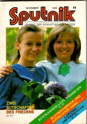 Sputnik Digest der sowjetischen Presse 11-1986