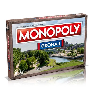 Monopoly - Gronau Brettspiel Gesellschaftsspiel Cityedition deutsch ab 8 Jahren