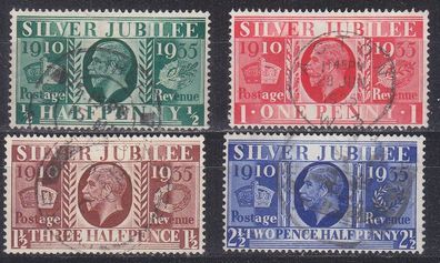 England GREAT Britain [1935] MiNr 0189-92 ( O/ used ) [02] Rundstempel