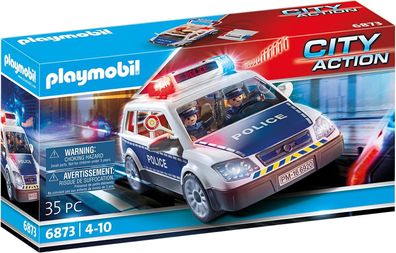 Playmobil City Action 6873 Polizei-Einsatzwagen mit Licht- und Soundeffekten, Ab ...