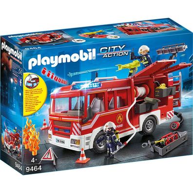 Playmobil City Action 9464 Feuerwehr-Rüstfahrzeug mit Licht und Sound, Ab 5 Jahren