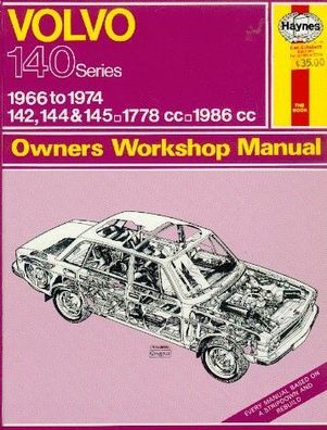 Volvo 140 Series, 1966 to 1974, Owners Workshop Manual