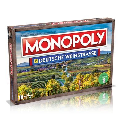 Monopoly - Deutsche Weinstrasse inkl. Top Trumps Brettspiel Cityedition deutsch