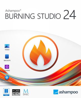 Ashampoo Burning Studio 24 - Brennprogramm für CD und DVD - PC Downloadversion