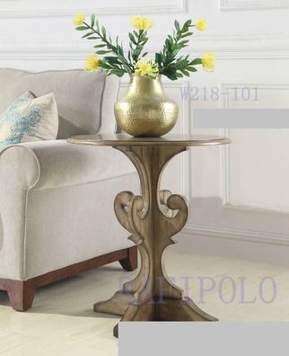 Couch Tisch Holz Sofa Rund Beistell Design Tische Landhaus Möbel Wohnzimmer Neu
