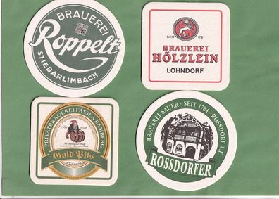 4x Bierdeckel aus dem Bier- Paradies Franken - ungebraucht (9)